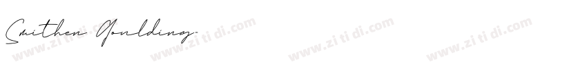 Smithen Goulding字体转换